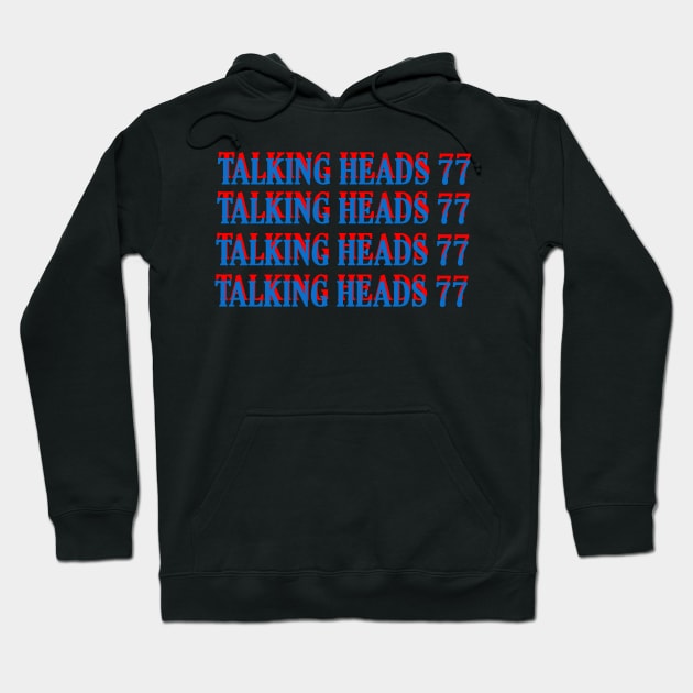 Talking Heads 777 Nostalgia Boho Hoodie by DARKSTAR-2023